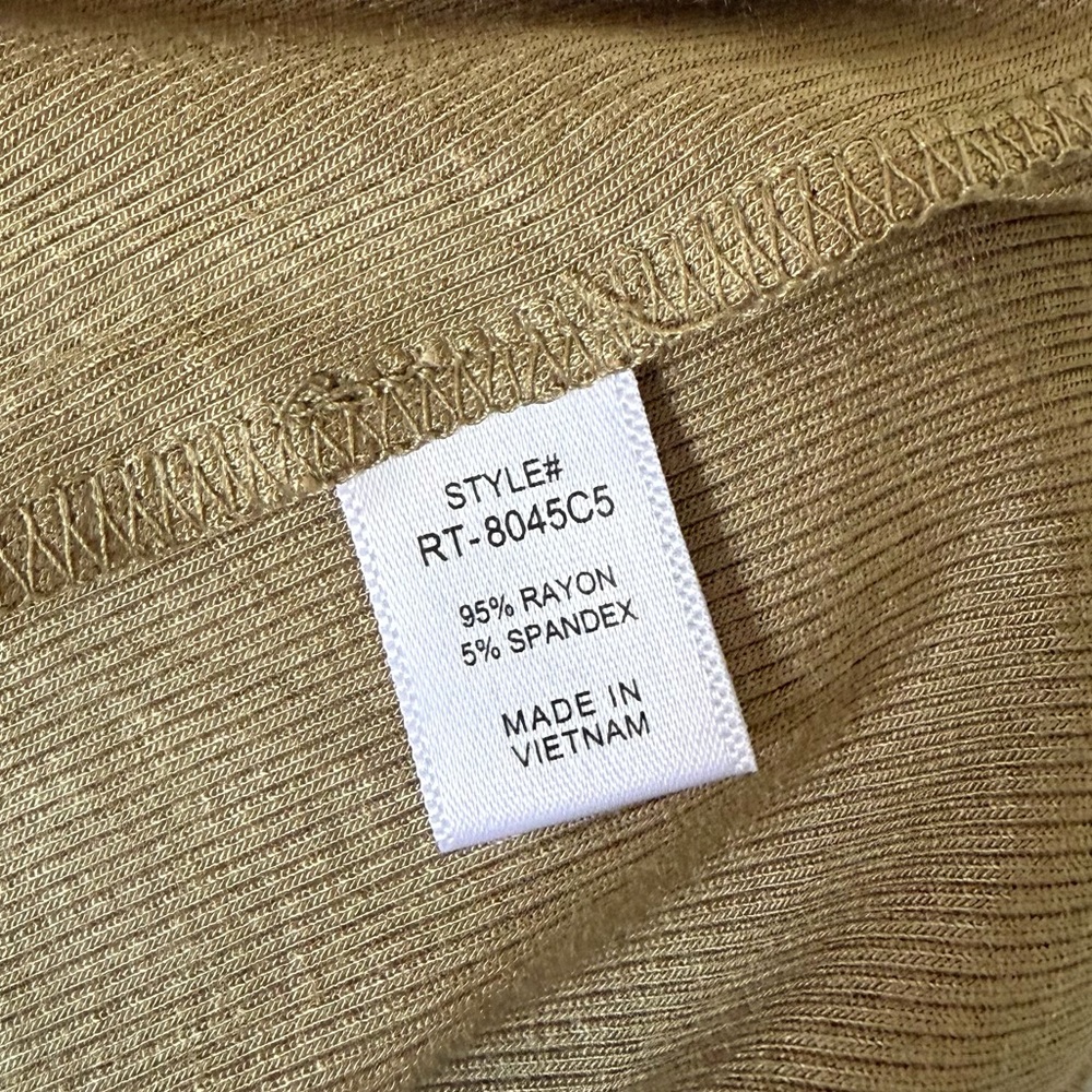 Zenana - Olive Ribbed Razor Back Tank Top - Picture 7 of 12
